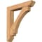 Ekena Millwork Imperial Slat Smooth Bracket w/ Offset Brace, Western Red Cedar, 7 1/2"W x 40"D x 44"H BKT0806X40X44IMP06SWR - alternate 1